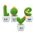 thumbnail image 2 of 4PCS Valentine's Day Present Fresh Resin Plant Small Potted Car Ornaments, 2 of 10