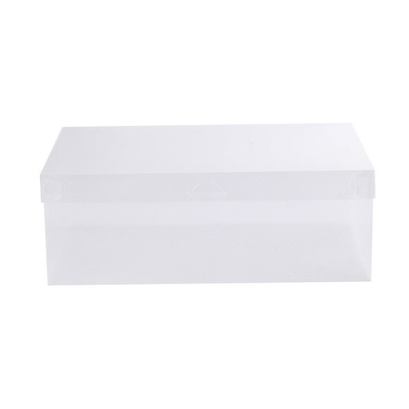 Zapatero para armario, caja de zapatos de plástico transparente plegable y gruesa para hombres y mujeres, caja de zapatos plegable para niños, caja de almacenamiento para guardar zapatos