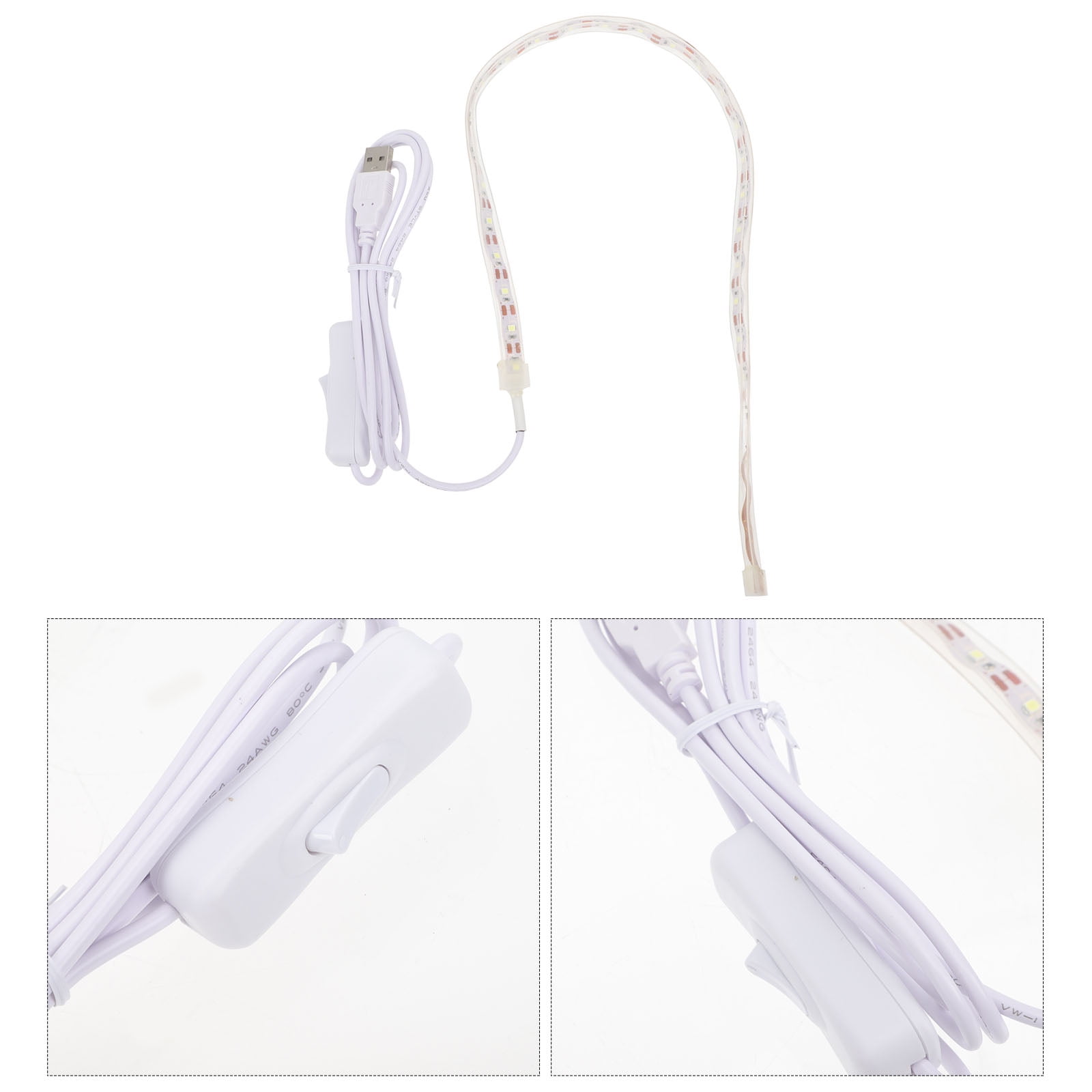 Wind Instrument Repairing Tool Saxophone USB Leak Light for Flute