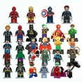 thumbnail image 1 of 28 Pzs Figuras de Bloques de Construcción de Héroes de Películas Clásicas, Mini Figuras de Acción de Capitán, Hombre Lobo Dorado, Juguetes de ABS para Regalo de Cumpleaños para Niños y Niñas, 1 of 5