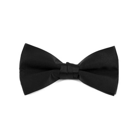 Men's Pre-tied Adjustable Length Bow Tie - Formal Tuxedo Solid