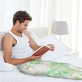thumbnail image 5 of Fuzoiu Green And Gold Abstract Marble Print Men's Pajama Pants,Lounge Pants for Men,Lounge PJ Bottoms,Sleepwear Pants with Drawstring Pockets -X-Large, 5 of 6