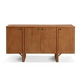 thumbnail image 6 of Christopher Knight Home Mid-Century Modern 55" Sideboard, 4-Door Storage, Adjustable Shelves, Natural, 6 of 6
