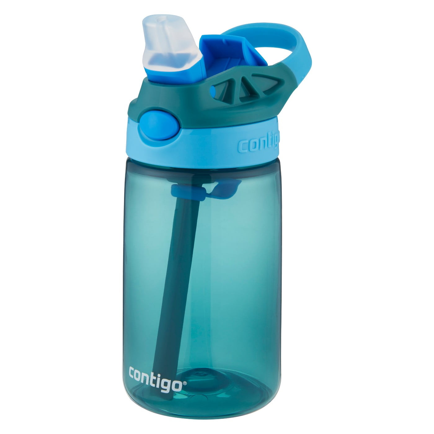 Contigo Kids Autospout Gizmo Water Bottles, 14oz (Turquoise)