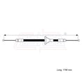 thumbnail image 2 of Cable Chicote Liberador De Cofre Compatible Con Mitsubishi Mirage 1.2L 2014 2015 2016 2017 2018 2019 CAHSA Cable Chicote Acelerador, 2 of 6