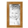 thumbnail image 2 of ArtToFrames 7" x 13" Bright Gold Picture Frame, 7x13 inch Gold Wood Poster Frame (WOM-4928), 5 Pack, 2 of 6