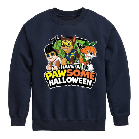Paw Patrol - Have A Pawsome Halloween - Toddler And Youth Crewneck Fleece Sweatshirt