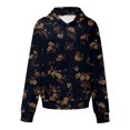 thumbnail image 5 of Bovemsi Sweatshirt for Women Fashion Spring Autumn Casual Long Sleeve Hoodies Sweatshirts Top Camo Hoodie, 5 of 7