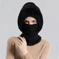 thumbnail image 5 of DAMAI 3 in 1 Beanie Hat with Scarf and Mask, 2026 New Winter Warm Ear Guard Hat, Fall Winter Warm Knitted Windproof Balaclava Scarf for Men Women, 5 of 5