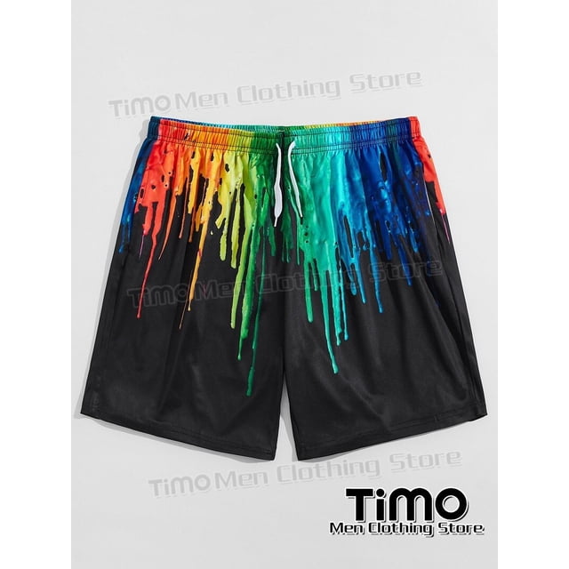 Pantalones cortos deportivos de verano para hombre, Shorts esenciales de viaje de playa hawaiana, informales de gran tamaño, cómodos, de secado rápido, ropa para hombre Fivean unisex