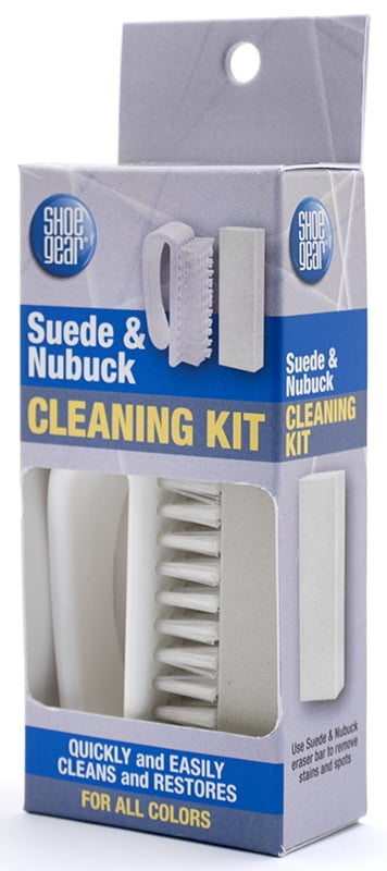 UNIS Suede & Nubuck leather 4 in 1 Cleaning Caring Brush Kit with Extra 2 Erasers 