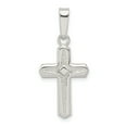 thumbnail image 1 of Pendentif Croix Polie en Argent Sterling 925, 1 of 2