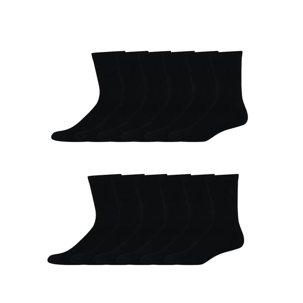 Hanes Hanes Men's Big & Tall XTemp Active Cool Crew Socks, 12 Pack
