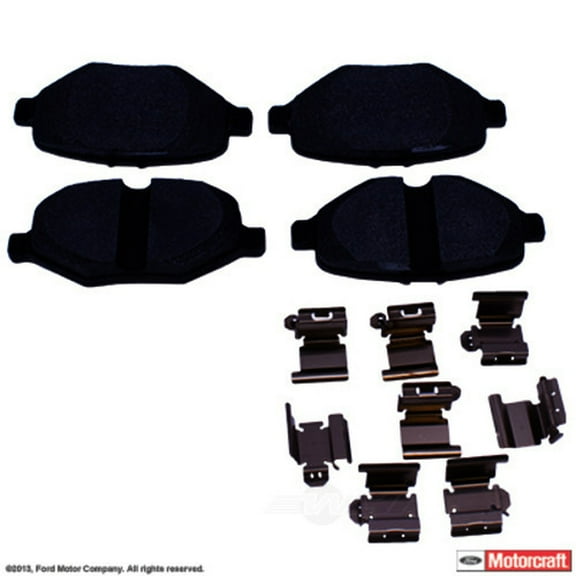 Motorcraft OE Replacement Brake Pad Set Fits select: 2013-2019 FORD EXPLORER, 2013-2019 FORD TAURUS