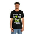 thumbnail image 4 of DJH Apparel | Women's Sports Is A Real Thing Tennis Unisex Tshirt, 4 of 8
