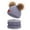 Gray, variant on Aoochasliy Winter Hats Clothes Kids Winter Beanie Hat Warm Knit Thick Ski Cap with PomPom and Scarf Set for 1-11 Years Old for Girls Boys