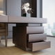 thumbnail image 4 of Reception Conference Desk Organizer Corner Storage Vanity Office Desk Writing Drawers Mesa De Escritorio Office Desk Accessories My Lux Decor Round, 4 of 12