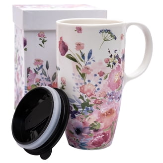Extra Large 17 oz. Ceramic Coffee Cup with Lid and Color Box - Just Believe  - Walmart.com