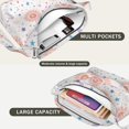 thumbnail image 3 of Canvas Tote Bag for Shopping Enthusiasts Style Starry Night Sky, Moon, Aurora Tote Bag for Beach Trendy Gifts, 3 of 5