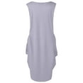 thumbnail image 3 of IROINNID Women's Sleeveless Shift Dress Round Neckline Summer Loose pocket Casual Mid-Calf Dress Prints Dress, 3 of 4