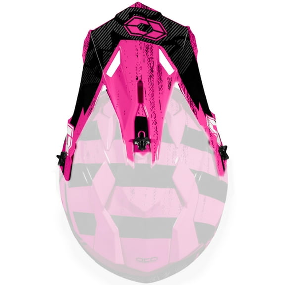 Castle Mode MX Replacement Visor/Peak Stance Pink