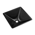 thumbnail image 4 of Claire 15.5" Glass Vessel Sink, Black, 4 of 10