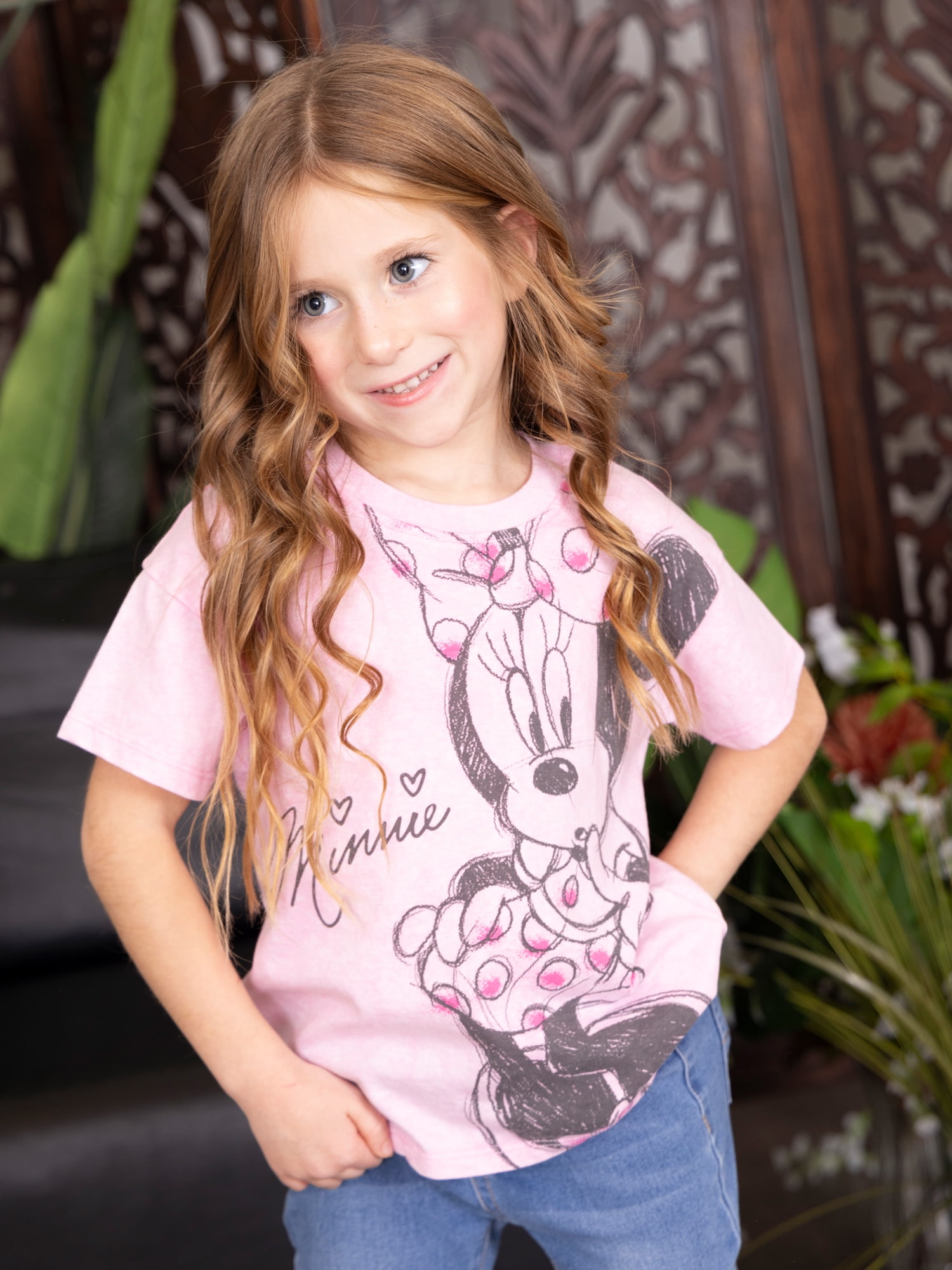 Minnie Mouse Toddler Graphic Short Sleeve Crewneck Tee, Sizes 12M-5T