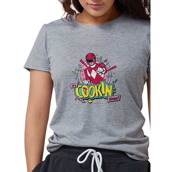 CafePress - Power Rangers It's Cookin T Women's Deluxe T Shirt - Womens Tri-blend T-Shirt