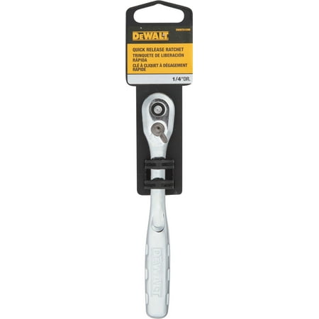 UPC: 0076174810967 | DEWALT DWMT81096 Pear Head Ratchet  Quick-Release  1/4 In. Drive – Quantity 1