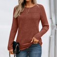 thumbnail image 2 of Womens Lace Long Sleeve Shirt Fall Top Dreesy Casual Tunic Sweaters Mesh Clothes Trendy Work Cute Outfits, 2 of 6