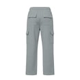 thumbnail image 4 of Girls Cargo Sweatpants Preppy Wide Leg Baggy Track Pants Teen Straight Leg Joggers Open Bottom Trousers with Pockets, 4 of 6