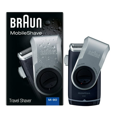 Braun M90 Men's Precision Mobile Electric Shaver with Washable Trimmer