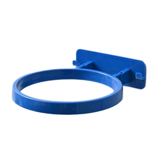 S SERENABLE Ball Holder Single Space Saving Holder Durable Shelf Basketball Storage Rack blue