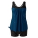 thumbnail image 5 of Trajes de baño tankini para mujer Trajes de baño de dos piezas con espalda de tiras sólidas conservadores para mujer Traje de baño de dos piezas para mujer, 5 of 5