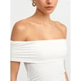 thumbnail image 3 of Off Shoulder Ruched Bodycon Top, 3 of 5
