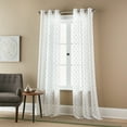 thumbnail image 3 of Nanshing Junie Sheer Grommet Top Curtain Panel, Set of 2, Green, 37 x 84", 3 of 5