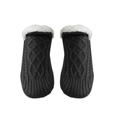 

Anself Floor Socks Padded Thickened Sock Covers Socks Bottom Warm Indoor Home Socks V Mouth Overshoes for Men and Women 40-42