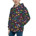 thumbnail image 2 of Kdxio Colorful Excavator Pattern Kids Boys Girls Zip Up Hoodie 3D Printed Hooded Sweatshirt Hoody Coat with Pocket 7-12 Y-Medium, 2 of 6