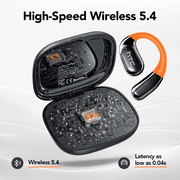 HTC NE27 Wireless Earbuds, AI Translate Earbuds Bluetooth 5.4 Headphones, Translator Earbuds with Mic Smart Screen,48H IP6 Waterproof Sport Headset