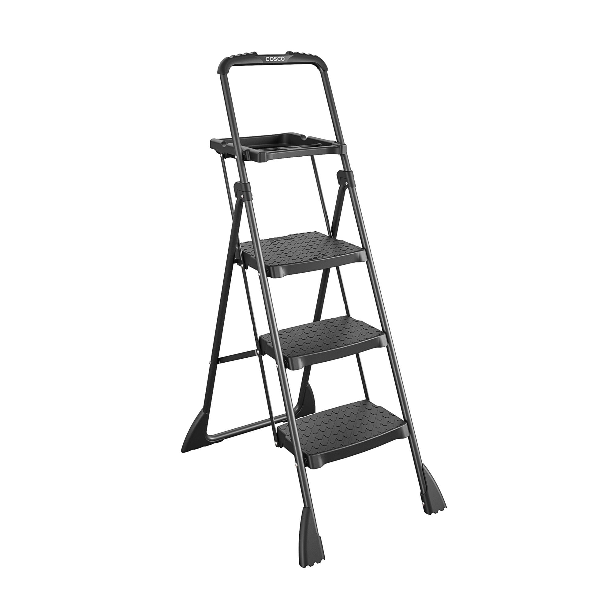 COSCO 3-Step Max Steel Work Platform, 225 lb. Weight Capacity