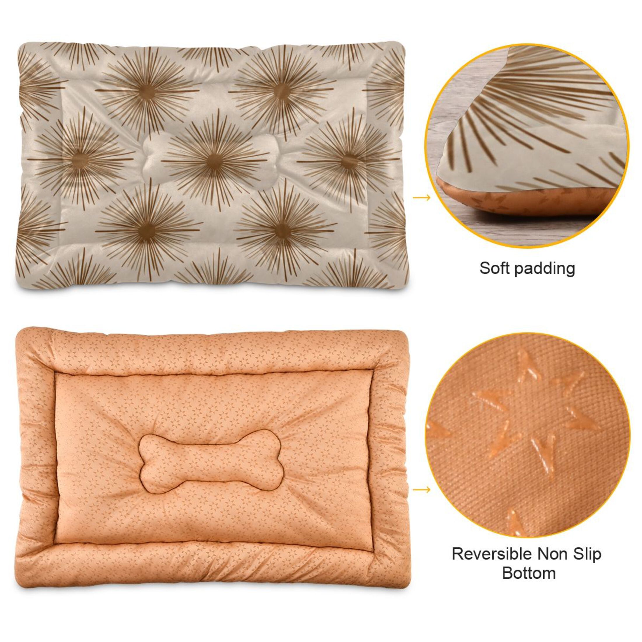 Cozy Mat Pet Bed Indoor Outdoor Warm Soft For Cat Dog Puppy(S/M) Modern Aesthetic