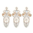 thumbnail image 1 of EIMELI Ring Rings Nail Finger Fingernail Jewelry Fingertip Joint Rhinestone Decor Fingernails Hand Knuckle Crystal Full Cover, 1 of 6