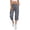 Coffee, variant on Cargo Capris for Women with Drawstring and Pockets Loose Fit Straight Leg Capri Pants Casual Elastic Waisted Hiking Cropped Pants Coffee S