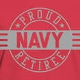 thumbnail image 3 of CafePress - Proud Navy Retiree Women's Dark T Shirt - Women's Traditional Fit Dark T-Shirt, 3 of 4
