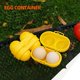thumbnail image 3 of ZHAOCHENG Estuche portátil reutilizable para transportar huevos, 2 piezas, color amarillo, 3 of 5