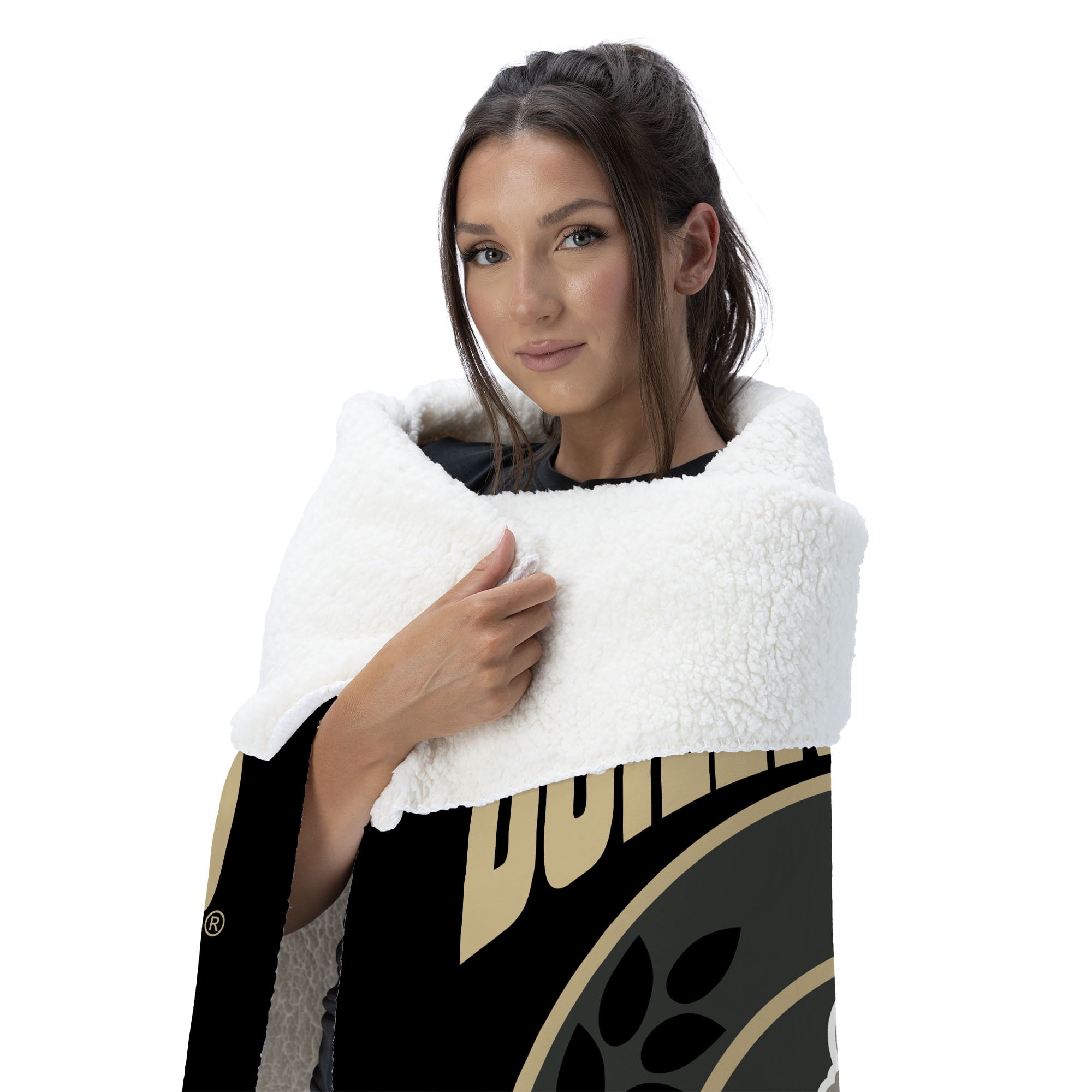 Purdue NCAA Apex Silk Touch Sherpa Throw 50x60 inches