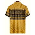 thumbnail image 2 of Men's Classic Fit Short Sleeve Solid Soft Cotton Polo Shirt Yellow L, 2 of 5