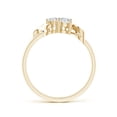 thumbnail image 2 of ANGARA Natural 0.46 Ct. Diamond Fashion Ring in 14K Yellow Gold for Women (Ring Size: 11.5), 2 of 8