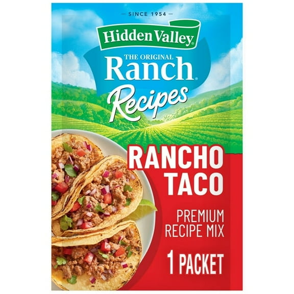 Hidden Valley Ranch Night Rancho Taco Premium Seasoning Mix 1 oz (Pack of 10)