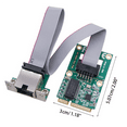 thumbnail image 4 of 2X New Mini PCI-E Network Card 1000Mbps Gigabit Ethernet NIC Adapter RTL8111F PCI Express 10/100/1000M RJ45 LAN, 4 of 7